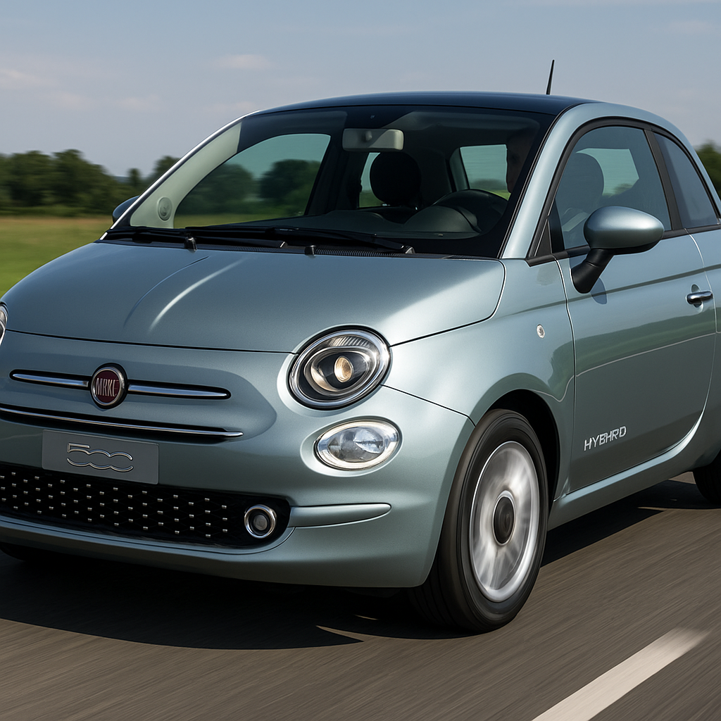 フィアット新型500ハイブリッド発表