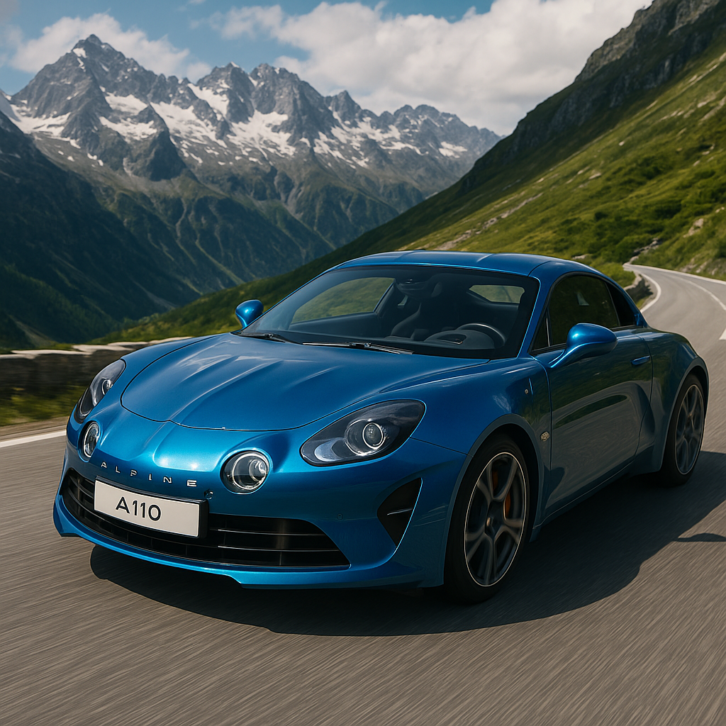 アルピーヌA110でアルプスを走る