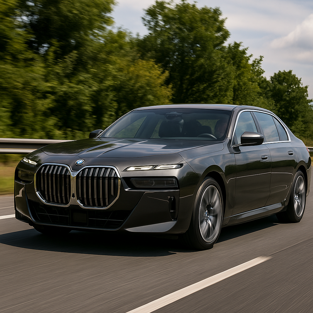 BMW 750e xドライブの豪華な後席と性能