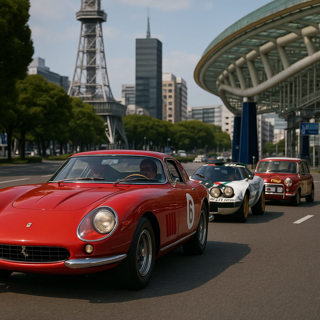 名古屋で開催されたクラシックカーイベント